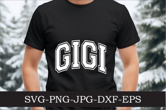 A Designer's Take on the Gigi Varsity Letters SVG PNG