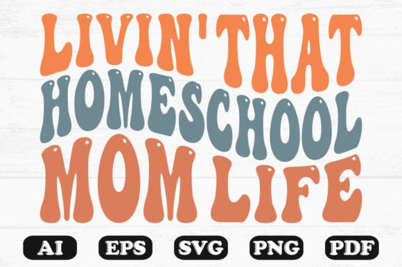 A Designer's Take on the Homeschool Mom Wavy SVG
