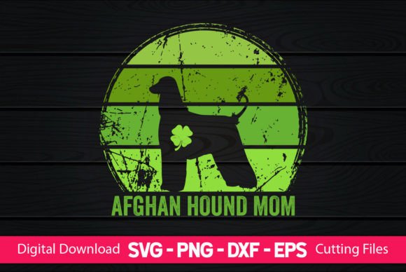 A Designer’s Take on the Afghan Hound Mom St Patrick’s Day Embroidery Design