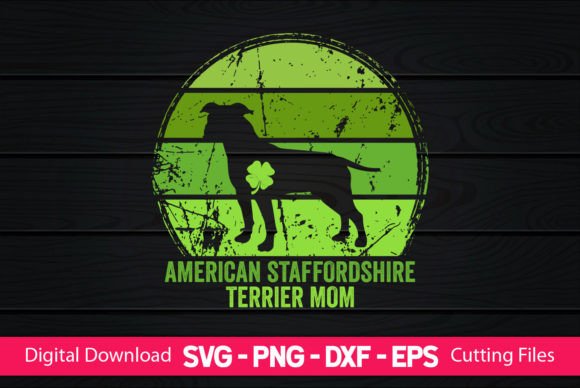 A Heartfelt Staffordshire Terrier Mom Design
