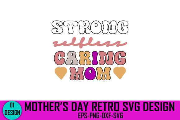 A Retro Mother's Day Embroidery Design for Crafts
