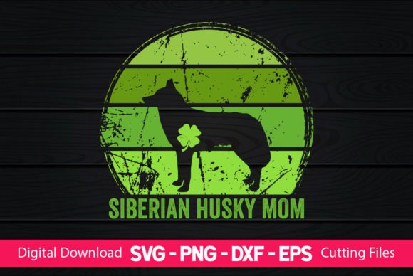 Reviewing the Siberian Husky Mom St Patrick's Day Design