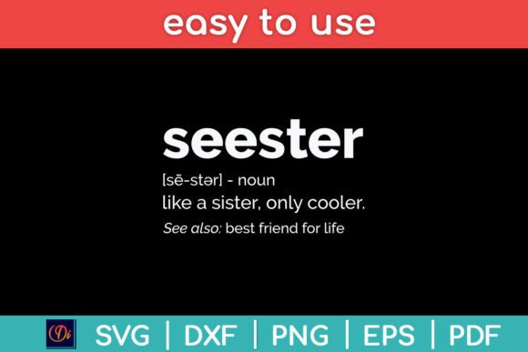 The 'Seester' Design: A Heartfelt Stitch for Your People